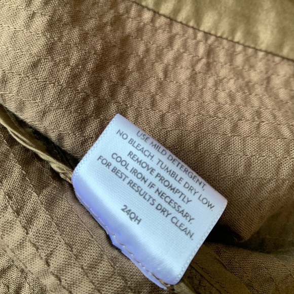 Eileen Fisher 100% silk cardigan open front brown sz small - Picture 6 of 10